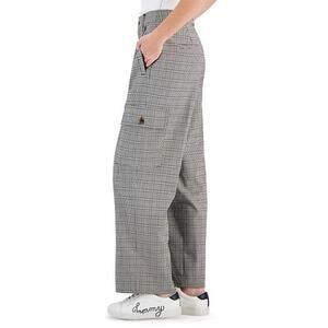 Tommy Hilfiger Women's Houndstooth Ankle Cargo Pants Size 16